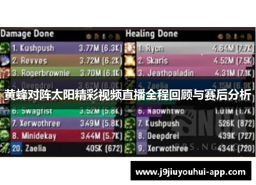 黄蜂对阵太阳精彩视频直播全程回顾与赛后分析